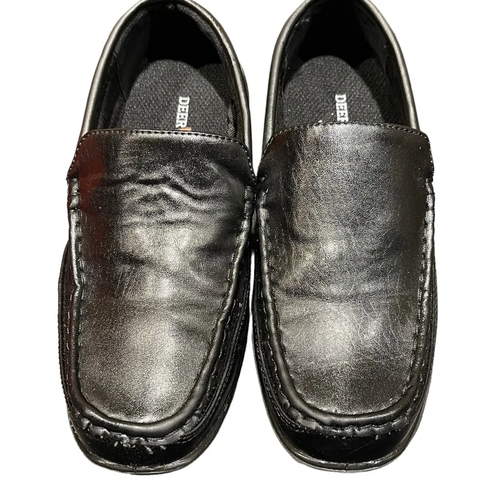 Deer Stags BOOSTER Black Boy’s Slip On Loafer Casual Shoe Size: 3M New With Box‎